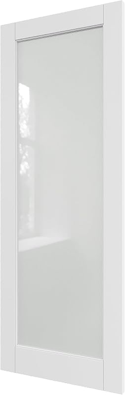 Puerta batiente vidrio esmerilado sgcc 32x80pulg
