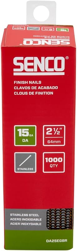 Clavos acero inox 304 2-1/2pulg pack 1000