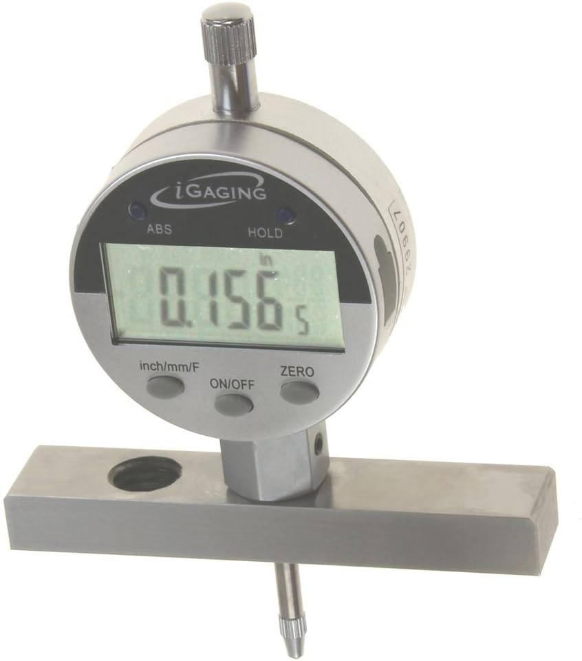 Calibrador profundidad electrónico 0–22 pulg/mm