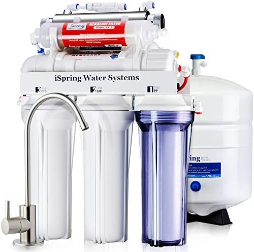 Sistema filtración agua 7 etapas UV debajo fregadero