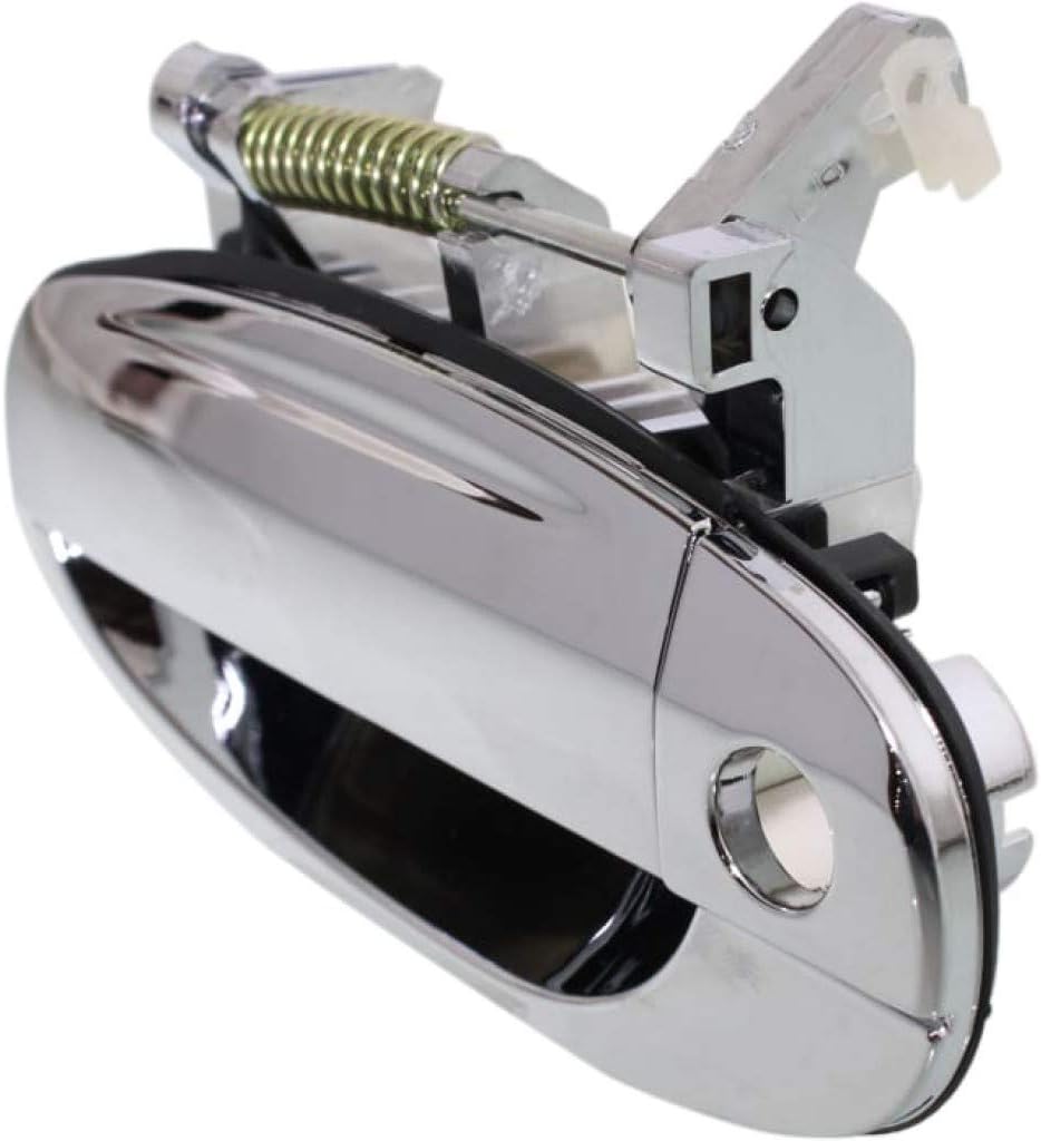 Manija puerta delantera Chevy Aveo cromada con orificio llave
