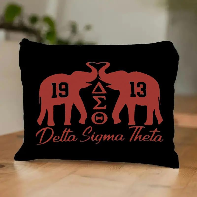 Bolsa maquillaje elefante plegable lavable mujer negro