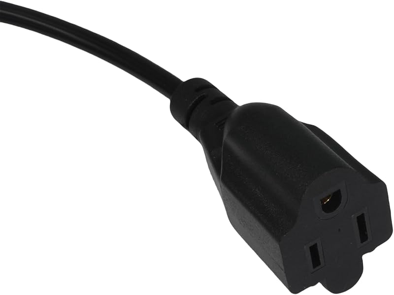 Cable divisor 3 clavijas 1.6pies enchufe interior SJT 16AWG