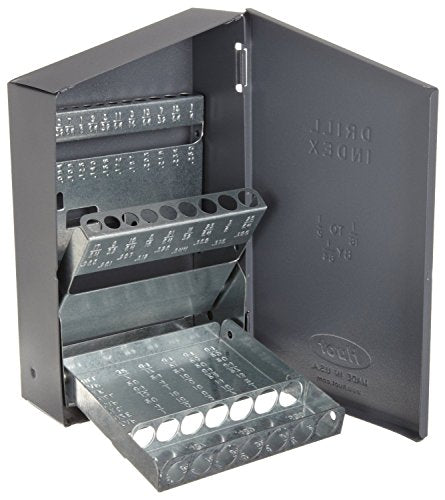 Caja brocas 1/16-1/2 64th 29 tamaños