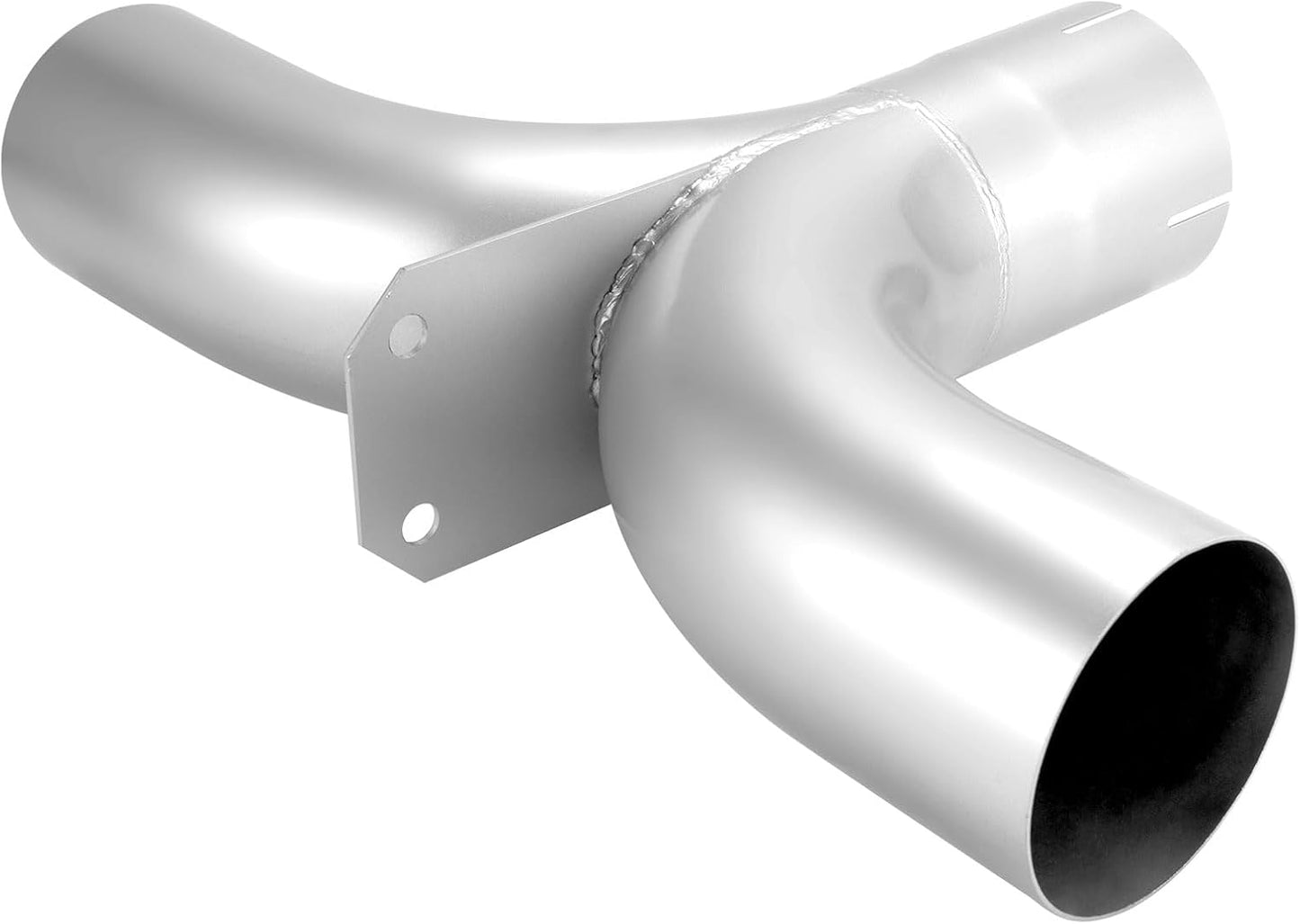 Codo escape universal tubo Y aluminizado 5"