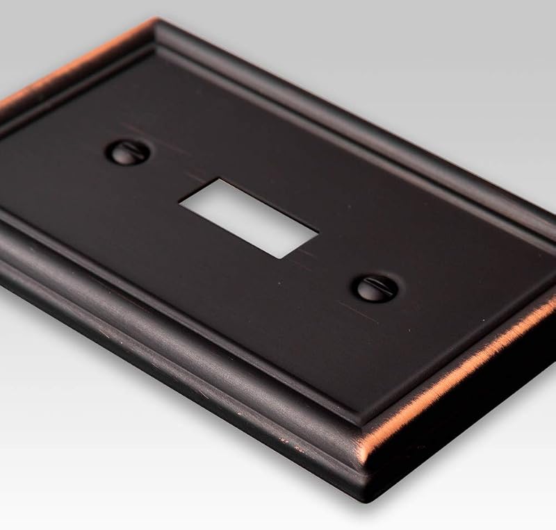 Placa pared Chelsea acero bronce envejecido 1 pza