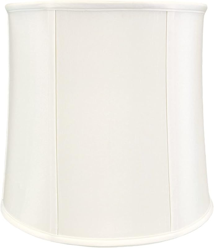 Pantalla lámpara tambor blanco 15x16x16"