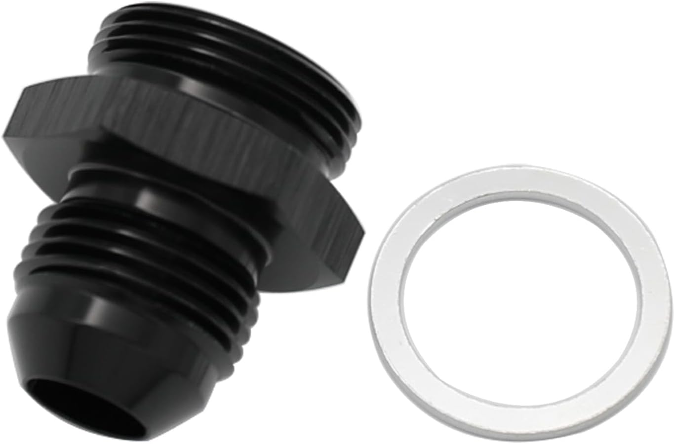 Adaptador 8AN a 7/8-20 Macho Negro