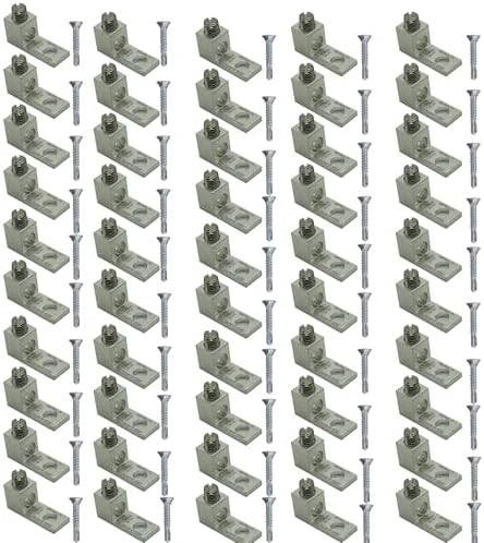 Kit barra tierra UL 4 AWG orejeta aluminio 50 pzas