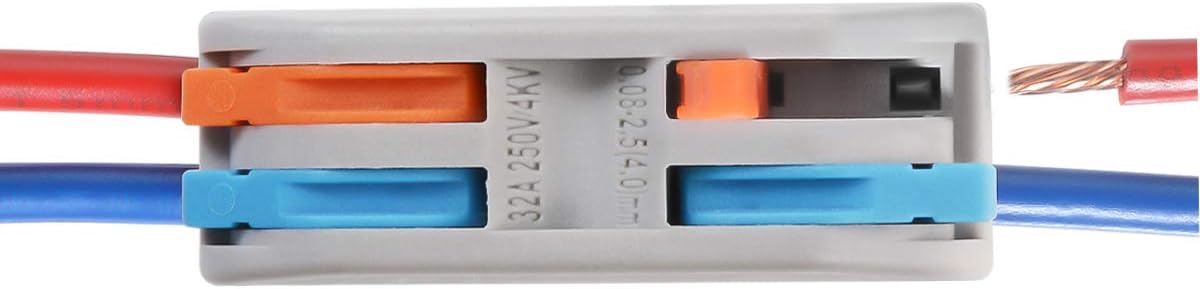 Conectores alambre 25 pzas 28-12 AWG empalme en línea