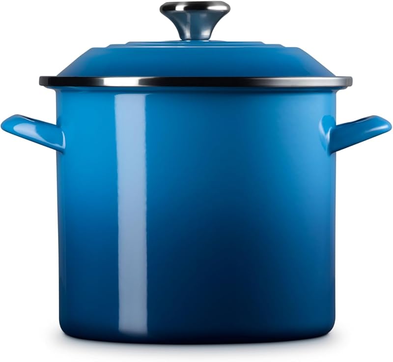 Olla esmaltada acero 8qt Marsella con pomos inox