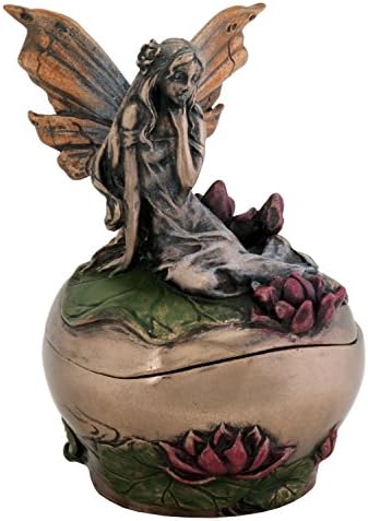 Joyero Art Nouveau 3" hadas en loto