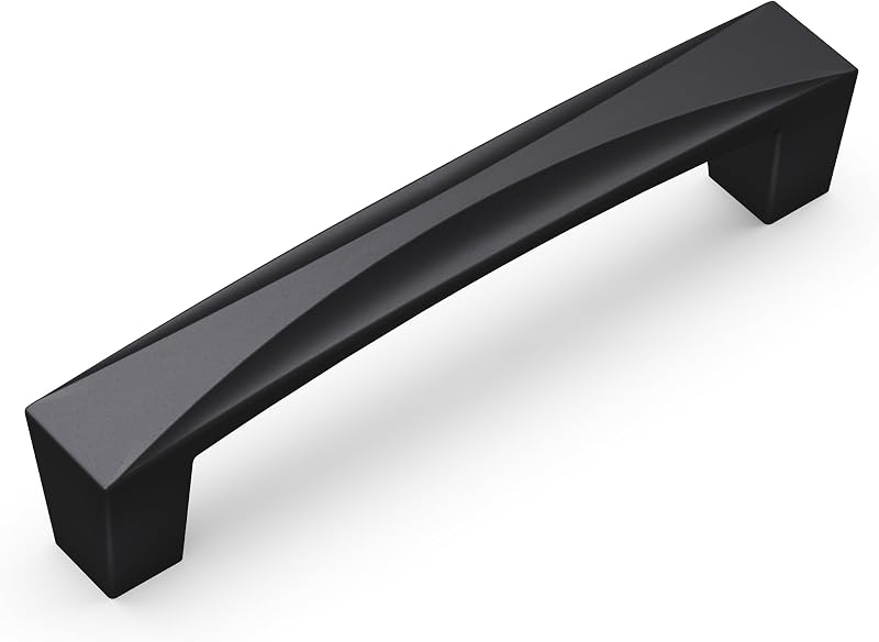 Manijas 3.75" acabado negro mate pack 10
