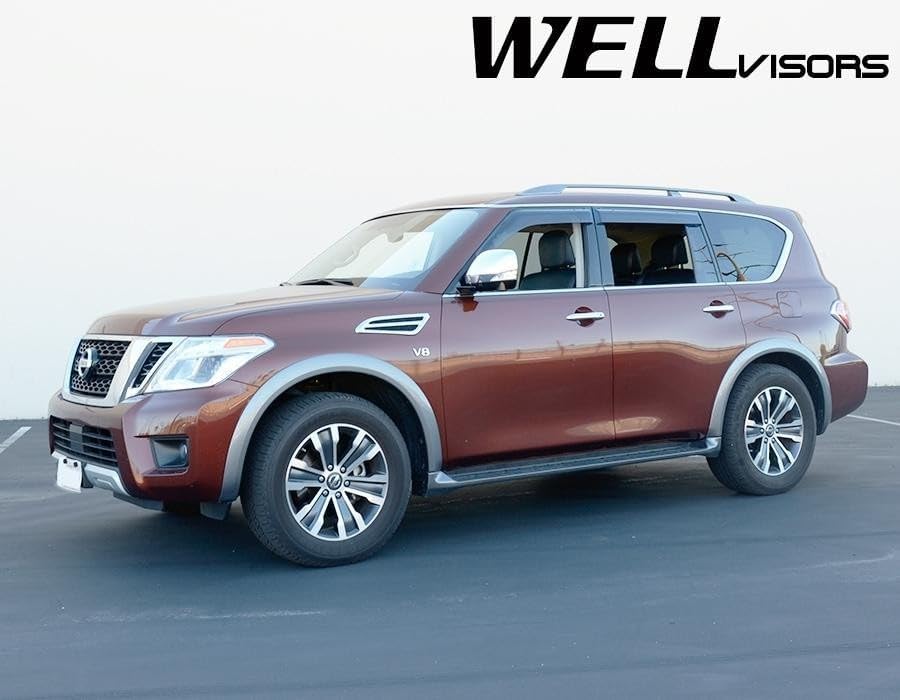 Viseras ventanas deflectores viento Infiniti QX56 QX80 Nissan Armada 2011-24