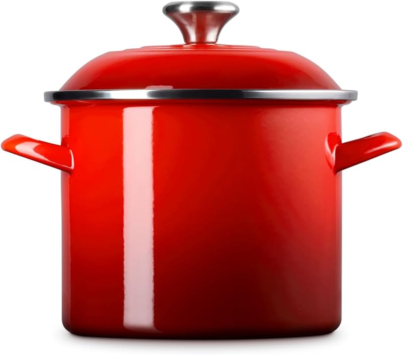 Olla esmaltada acero 6qt Cerise perilla inox
