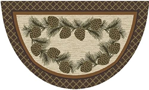 Alfombra antiderrap 19x31" color beige