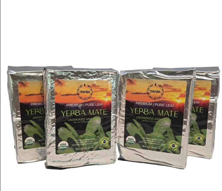Yerba mate orgánica pura 4.4lb