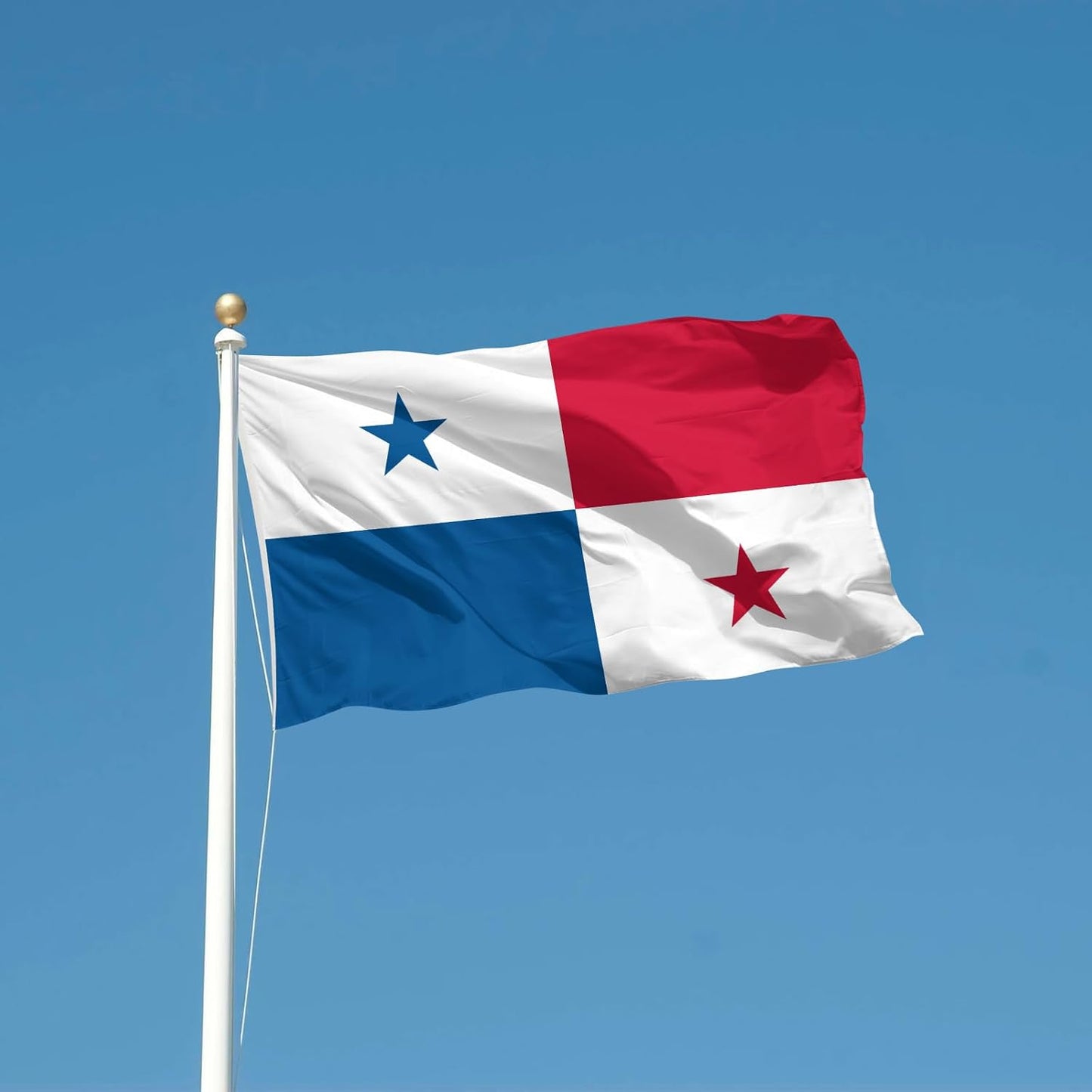 Bandera Panamá 3x5ft ojales latón doble costura decoración fiestas