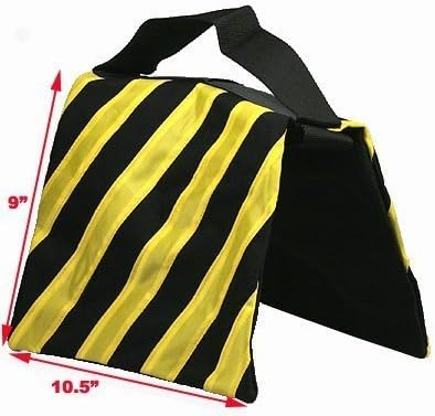 Bolsa arena soporte estudio fotográfico amarillo set 4