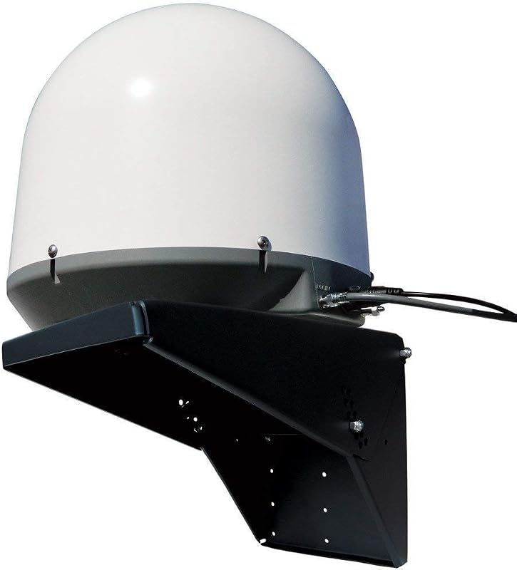 Antena satelital semirremolque cabina trasera negro