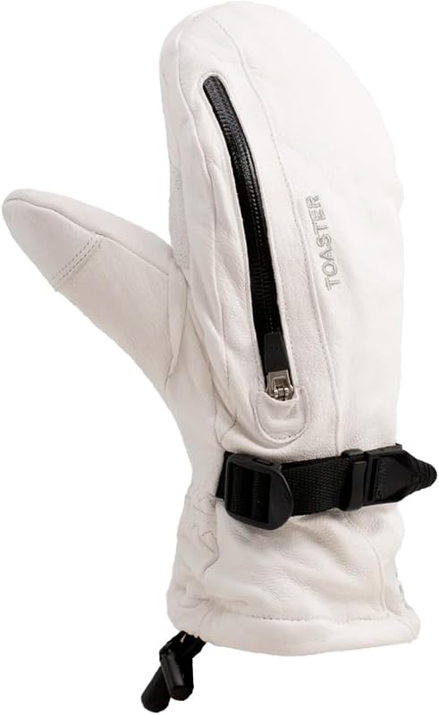Guantes esquí cuero pantalla táctil hombre forro polar