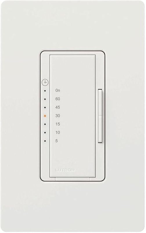 Interruptor temporizador Lutron para ventilador y luces 3A