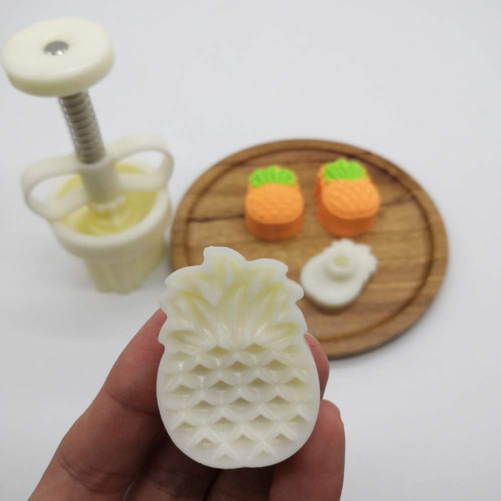 2 Sellos Piña Grosor Ajustable para Pastel Luna Moldes Festivales