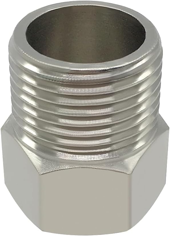 Conector adaptador manguera bidé 7/8 a 1/2