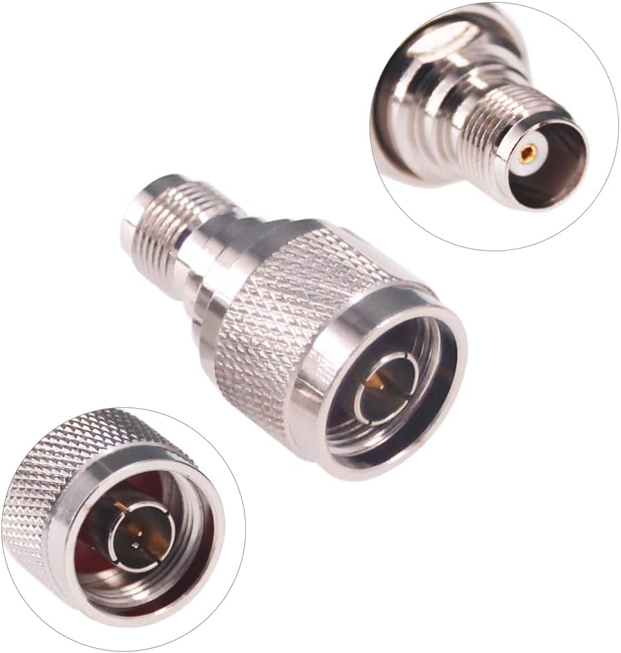 Adaptador coaxial RF macho a TNC hembra tipo N
