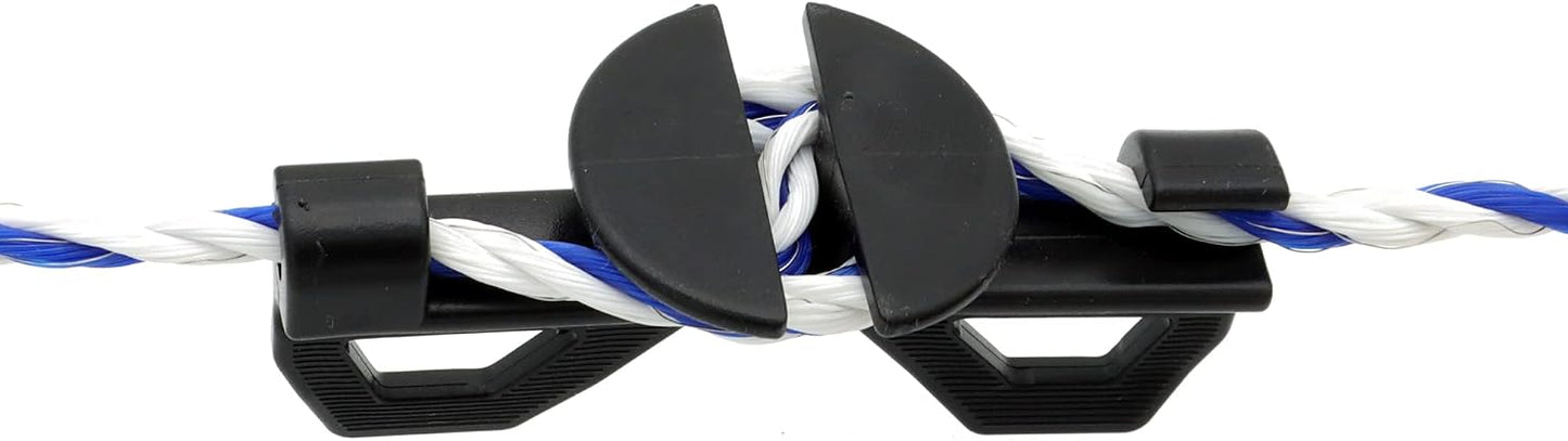 20 Pzas Tensor Cable Plástico Negro