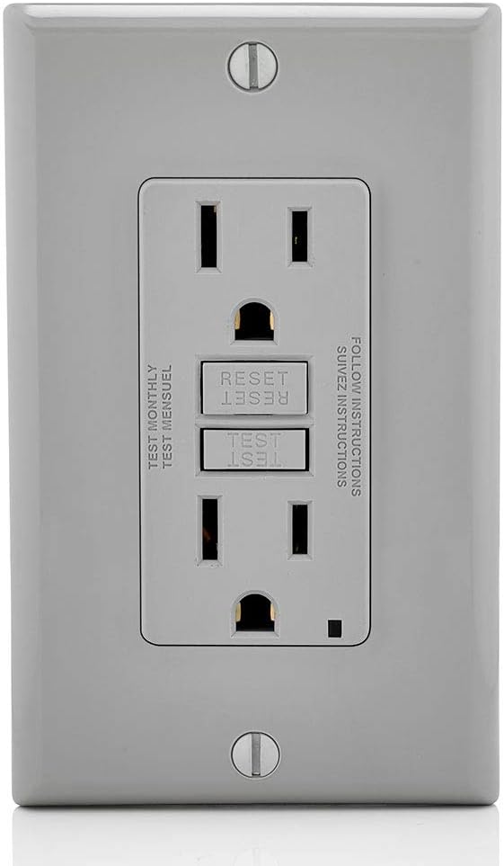 Enchufe inteligente con LED y autopruebas GFNT1-GY