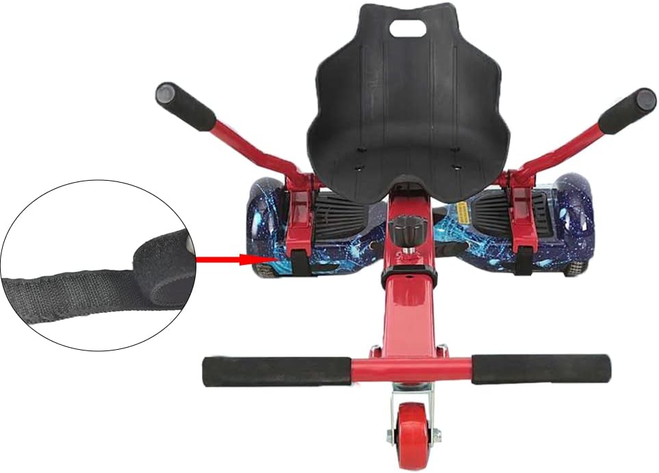 Correas fijación asiento Hoverboard Gocart 2 pares ajustables