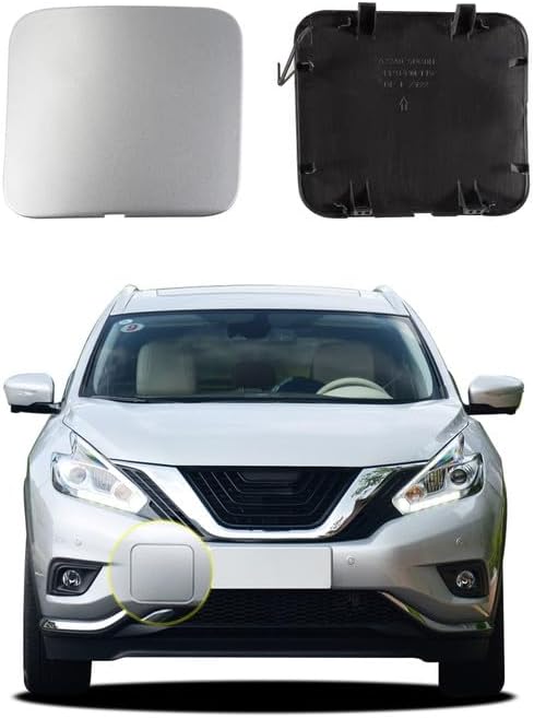 Cubierta gancho remolque parachoques Nissan Murano plateada
