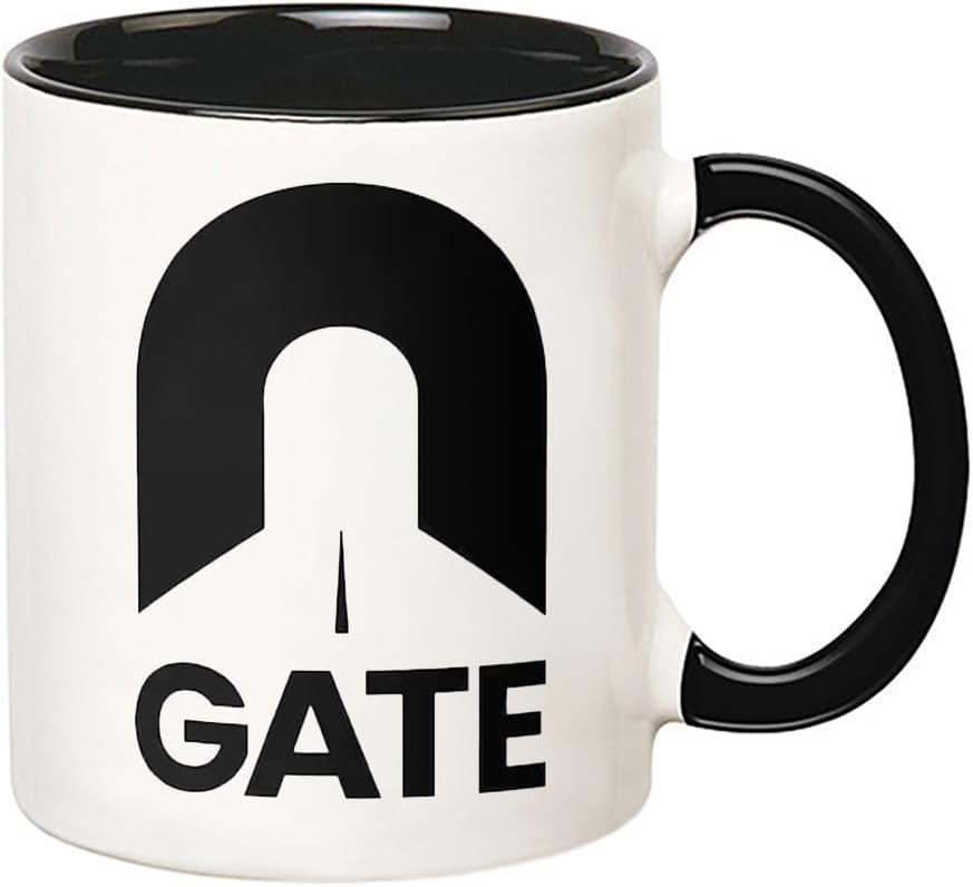 Taza Café Gate Labs 11oz Color Negro
