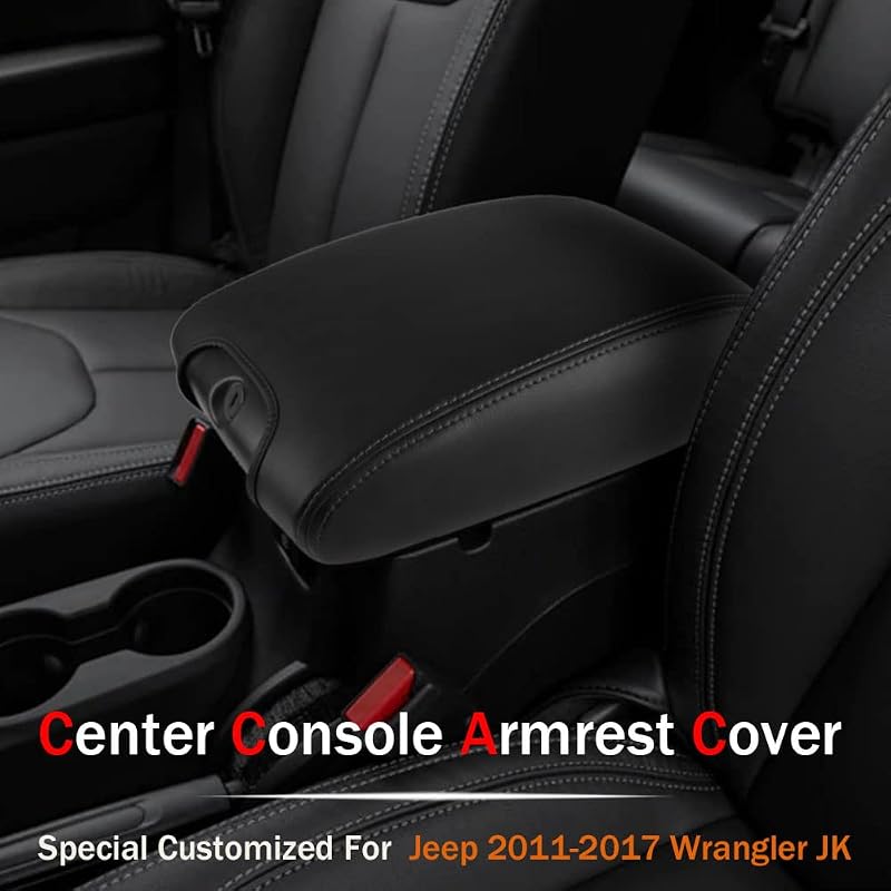 Reposabrazos Jeep Wrangler JK 2011-17 cuero antiarañazos
