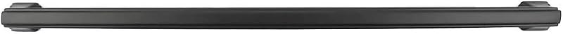 Tirador gabinete cocina núcleo sólido 12" negro mate