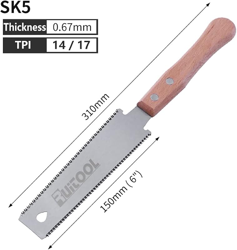 Sierra Ryoba SK5 doble filo hoja flexible corte al ras
