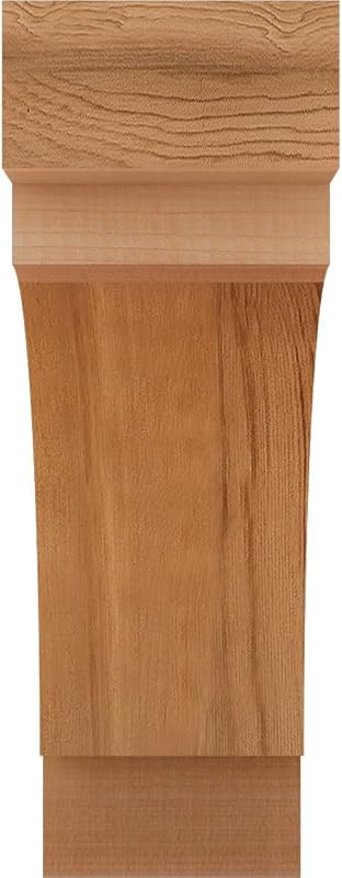 Rodillera aserrada cedro rojo 4x12x12"