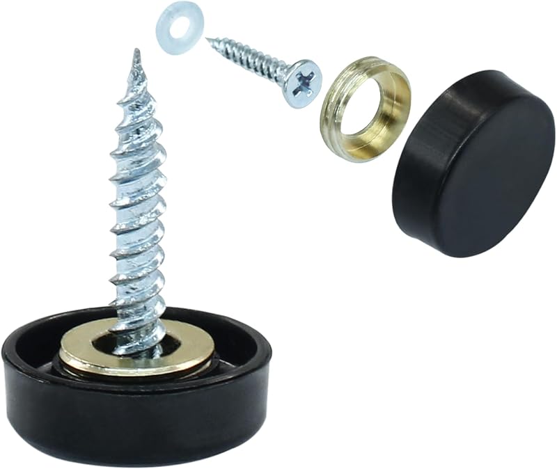 24 Pzas Cubiertas Decorativas para S con Tapas Acero Inox 16mm