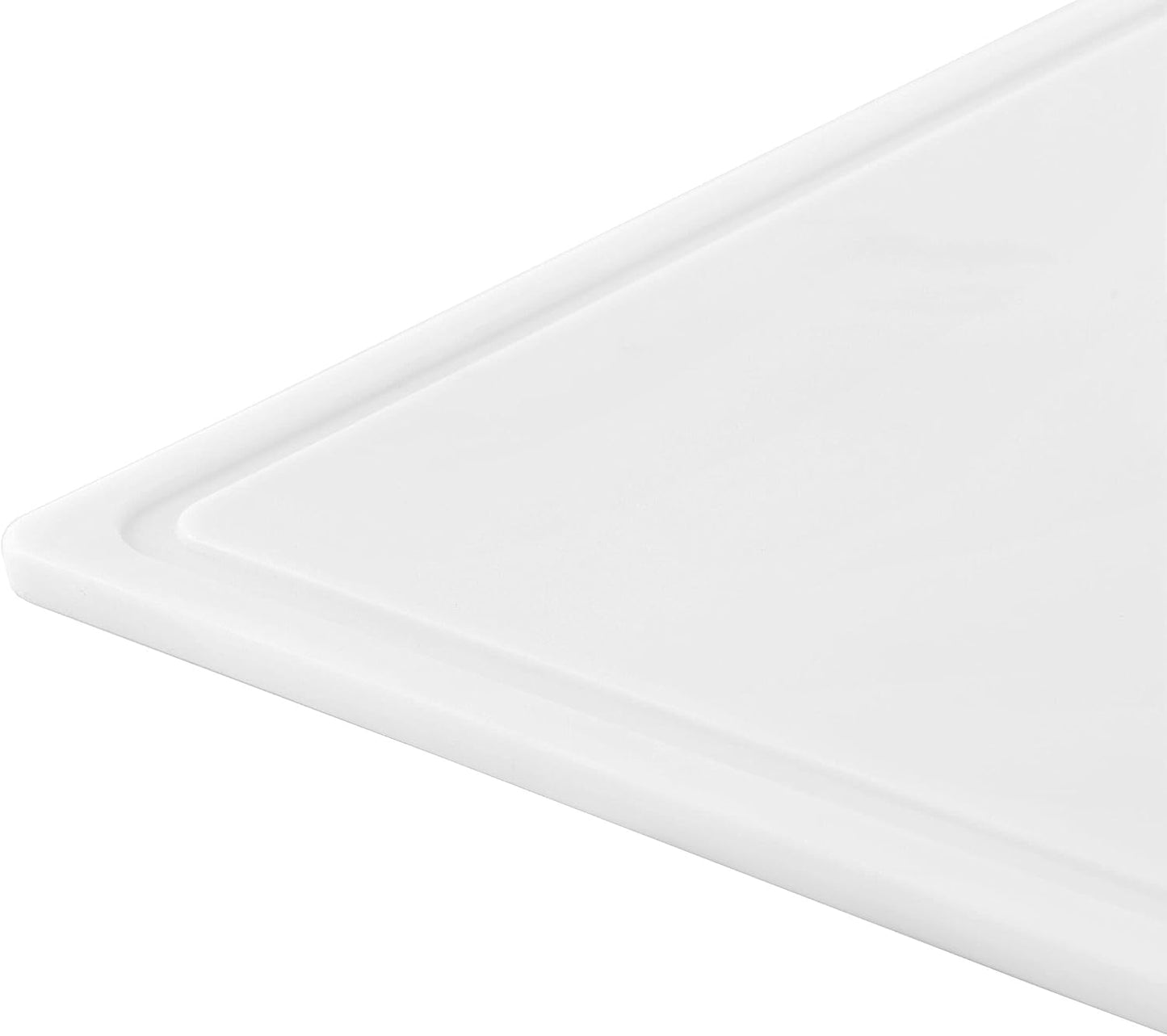 Tabla cortar plástico 15x20pulg antideslizante blanco
