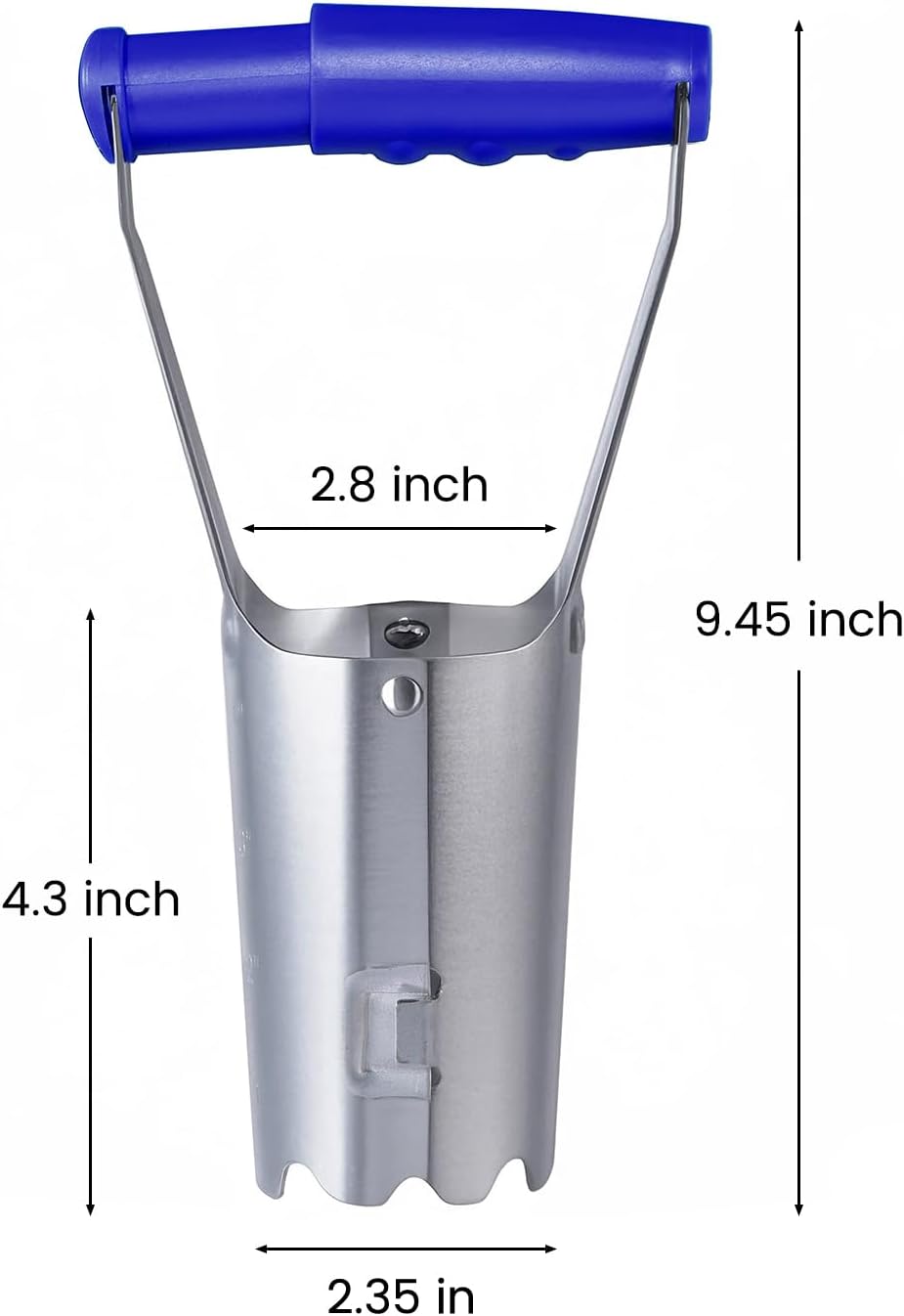 Herramienta para plantar bulbos con marcador de profundidad