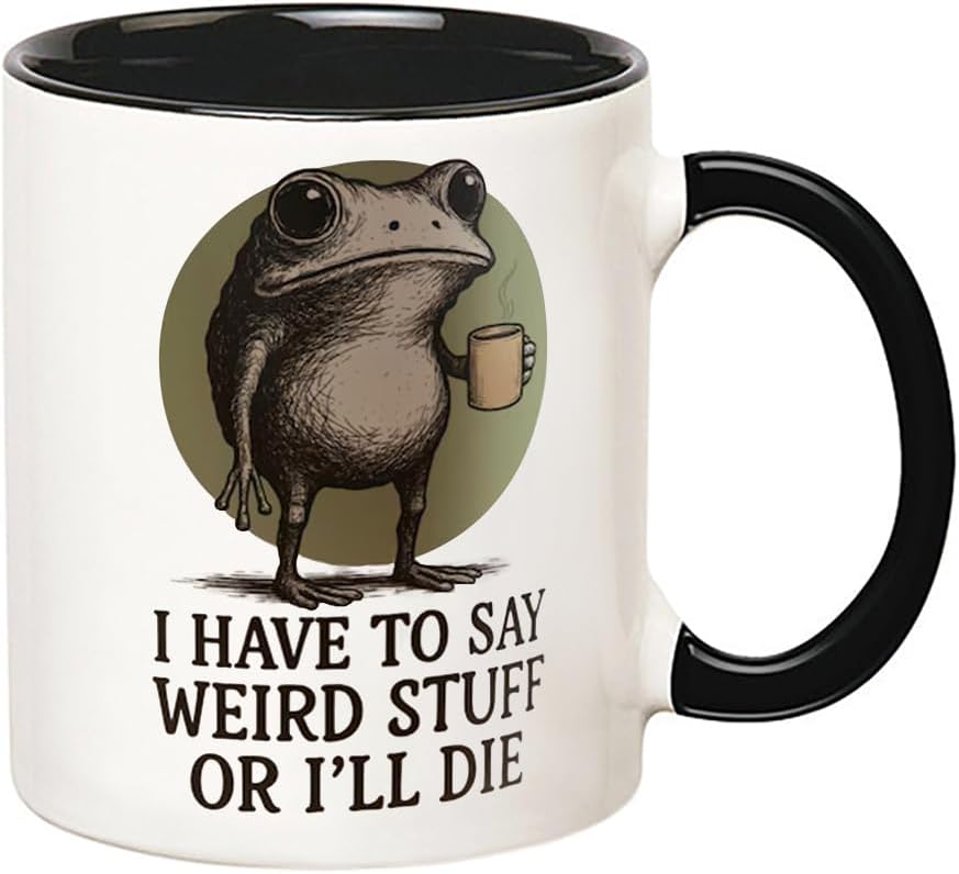 Taza Frog 11oz Novedad para Amantes de Animales