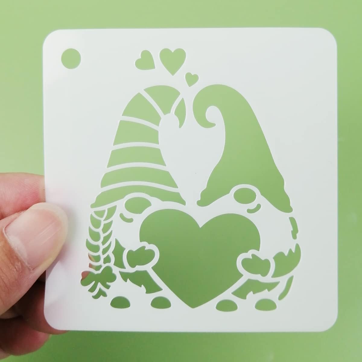 30 Plantillas Corazón Madera Plástico Reutilizable