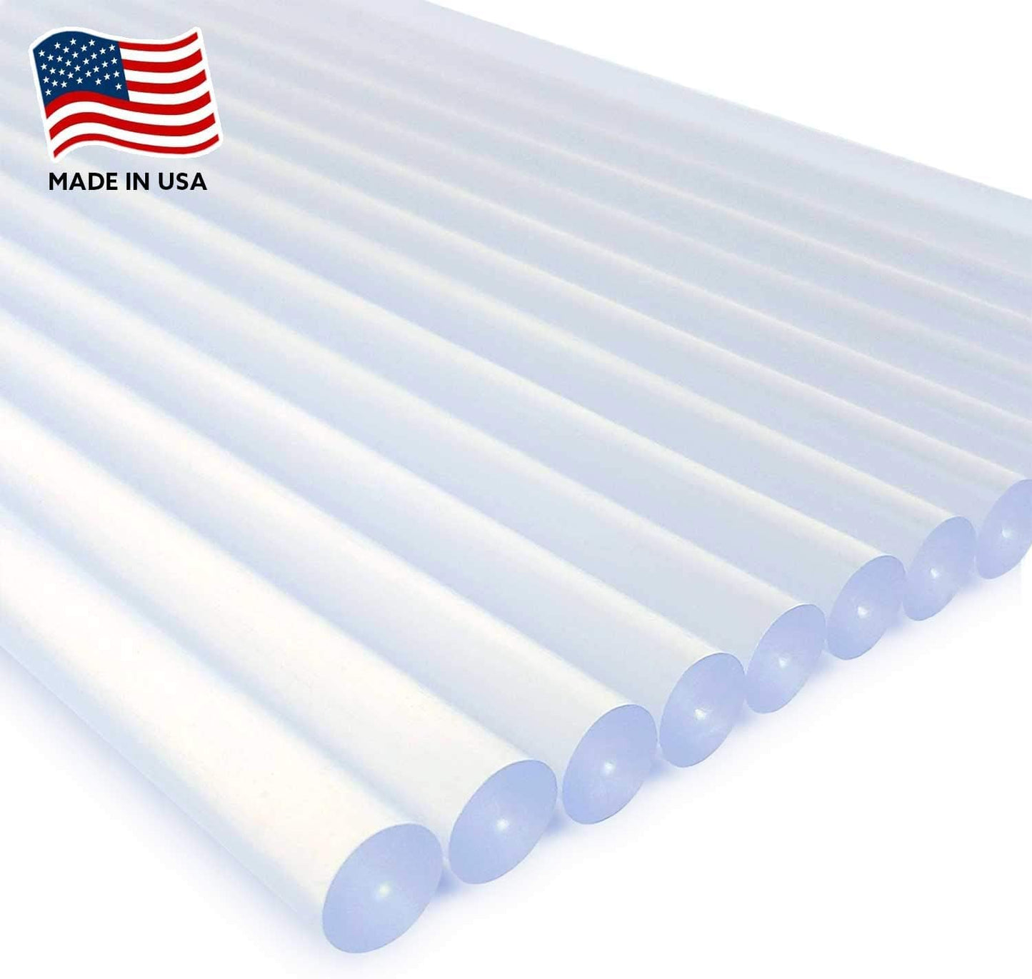 Barras pegamento caliente 10pulg transparentes 170 pzas