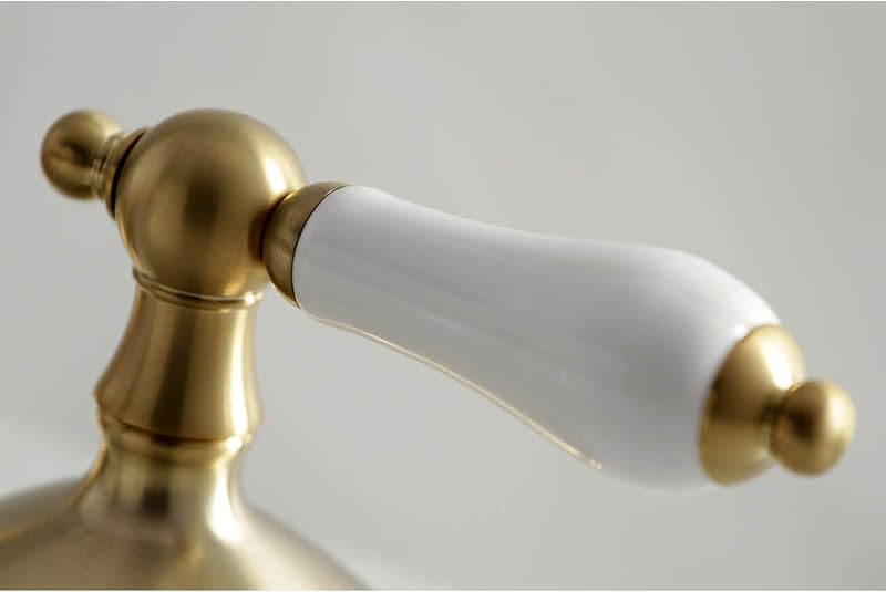 Grifo baño amplio latón cepillado