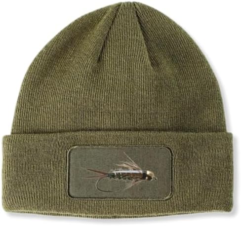 Gorro trucha invierno con parche pesca mosca pato aves