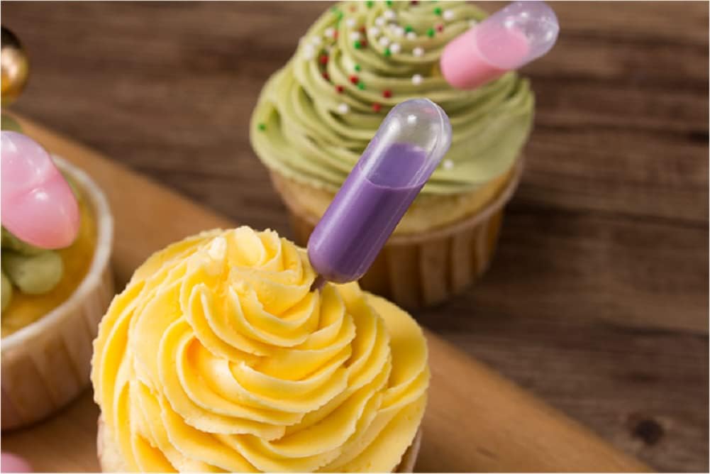 100 Pipetas 4ml para Cupcakes Infusor Alcohol