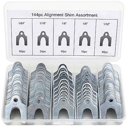 144 Pzas Kit Cuñas Metal Ajustables Camber Caster