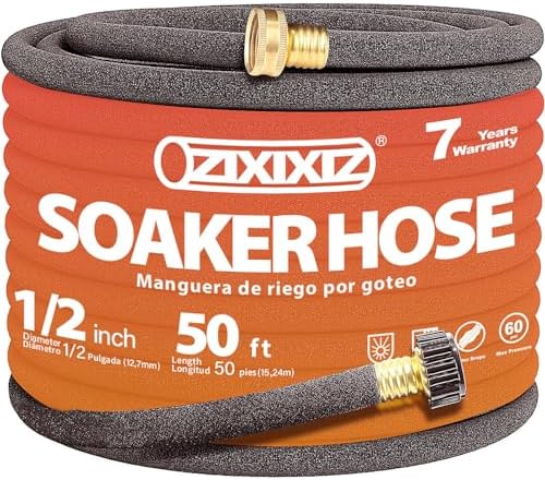 Manguera riego 1/2pulg con conector latón resistente fugas