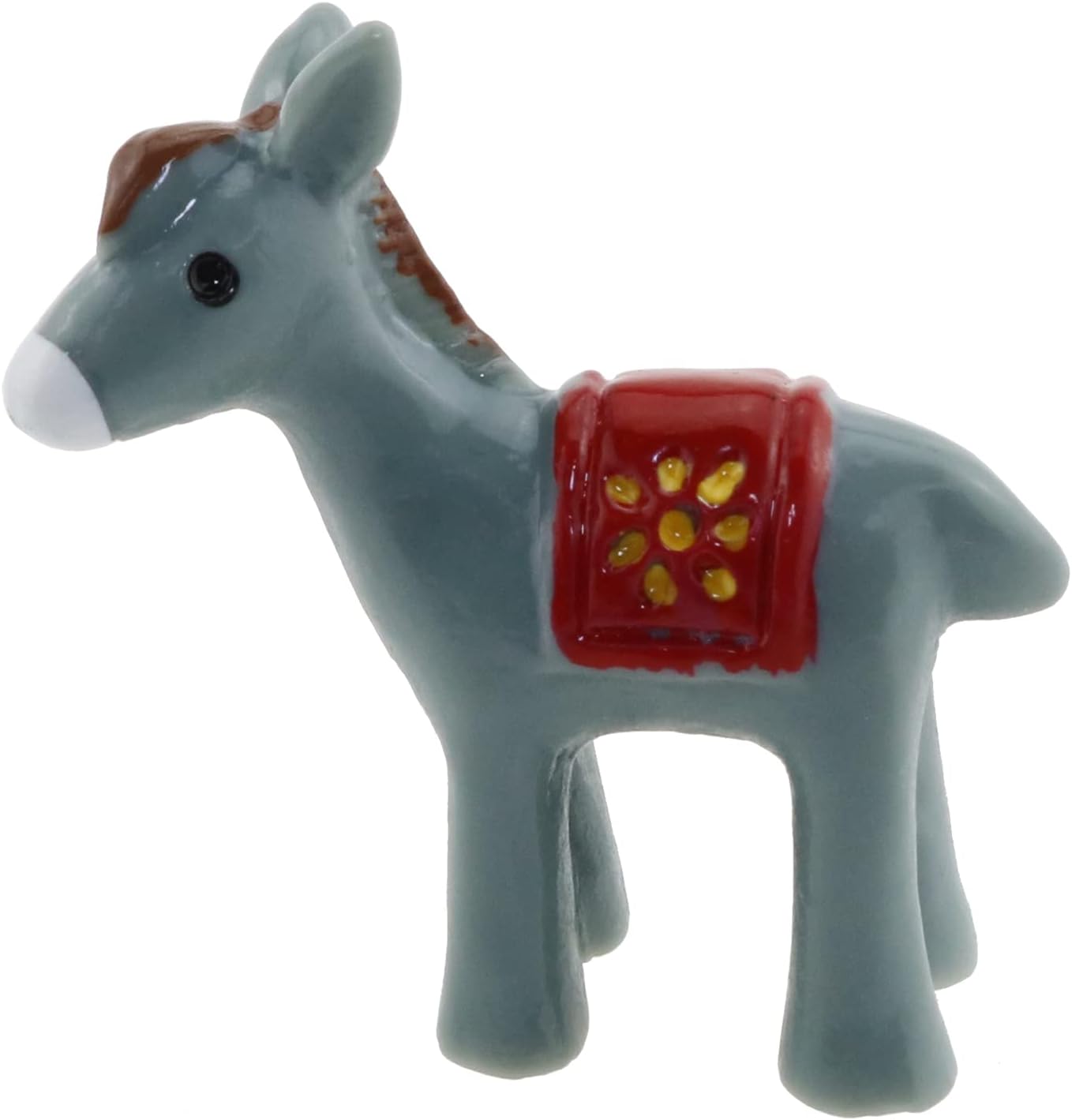 10 Pzas Resina Burro 1.181pulg Decoración Jardín de Hadas